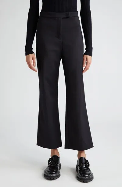 Max Mara Nepeta High-rise Kick Flare Pants In Black