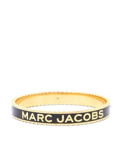 Marc Jacobs The Medallion Lg Bangle Accessories In Black