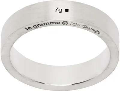 Le Gramme Silver 'la 7g' Ribbon Ring