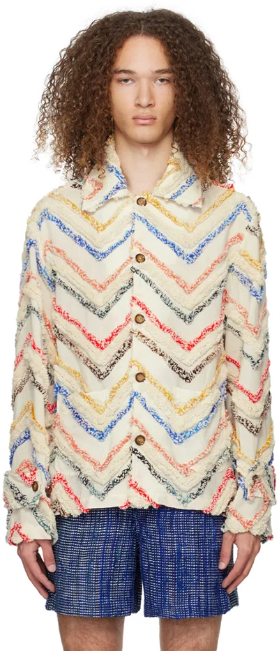 Harago Multicolor Chevron Jacket