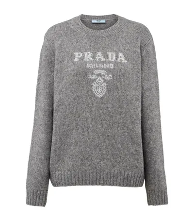 Prada Wool In Grey