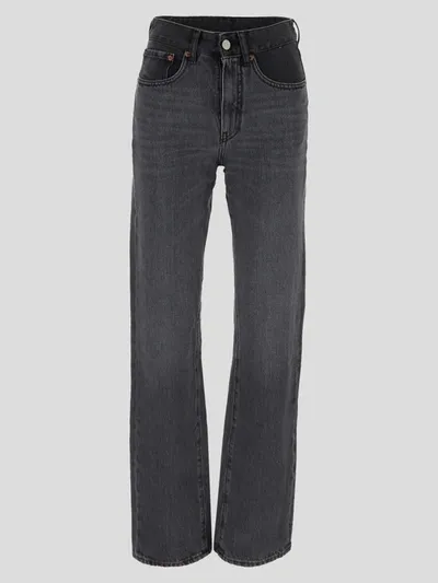 Mm6 Maison Margiela Jeans In Black