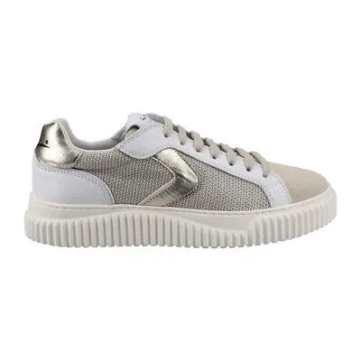 Pre-owned Voile Blanche Sneaker Lipari, Glattleder, Gold, Damen