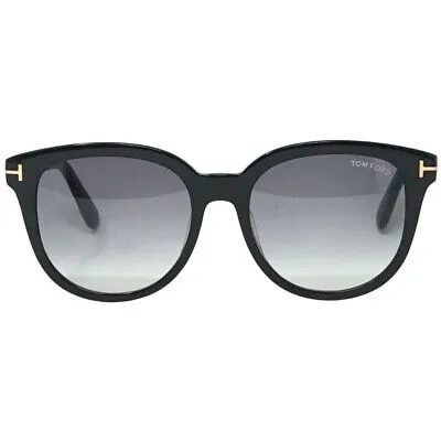 Pre-owned Tom Ford Damen Sonnenbrille Ft0914 Olivia 01b Sonnenbrille In Schwarz