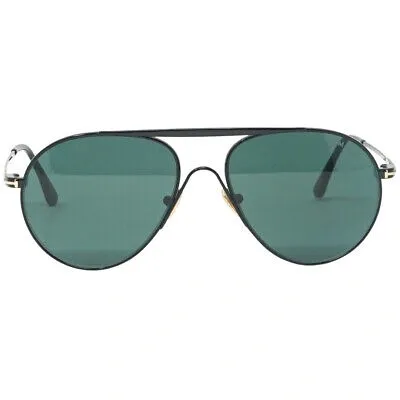 Pre-owned Tom Ford Herren Sonnenbrille Ft0773 Smith 01v Sonnenbrille In Schwarz