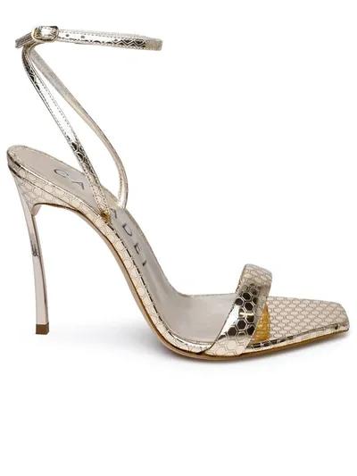 Casadei Atomium Sandal In Gold