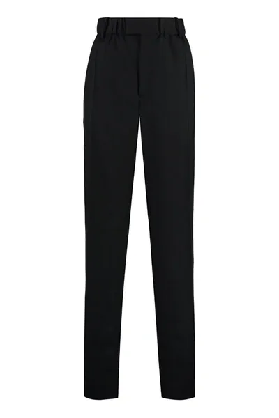 Bottega Veneta Wool Trousers In Black