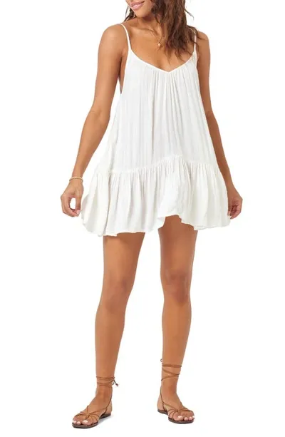 L*space Lspace Carli Cover-up Shift Dress In Cream