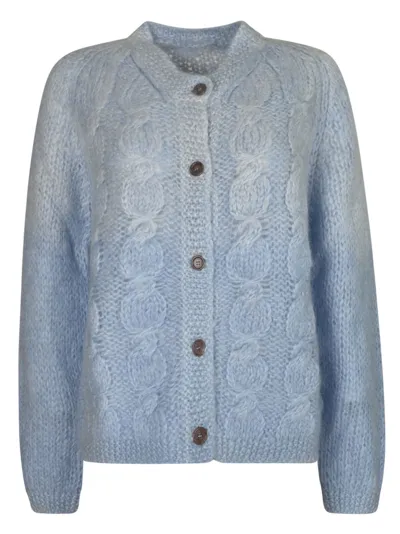 Maison Margiela Knitted Buttoned Cardigan In 501