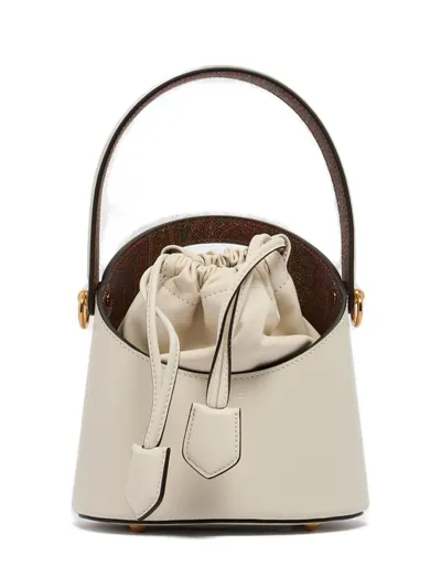 Etro Saturno Mini Shoulder Bag In Cream