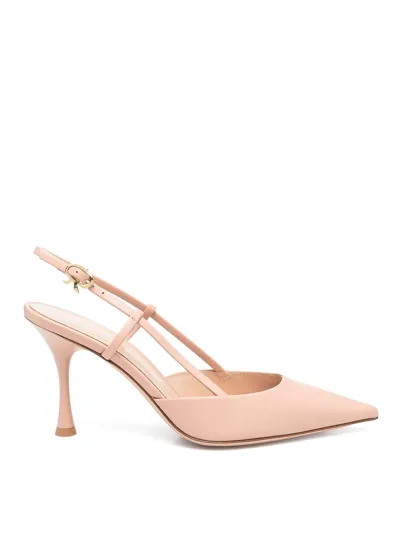 Gianvito Rossi Ascent Slingbacks In Pink