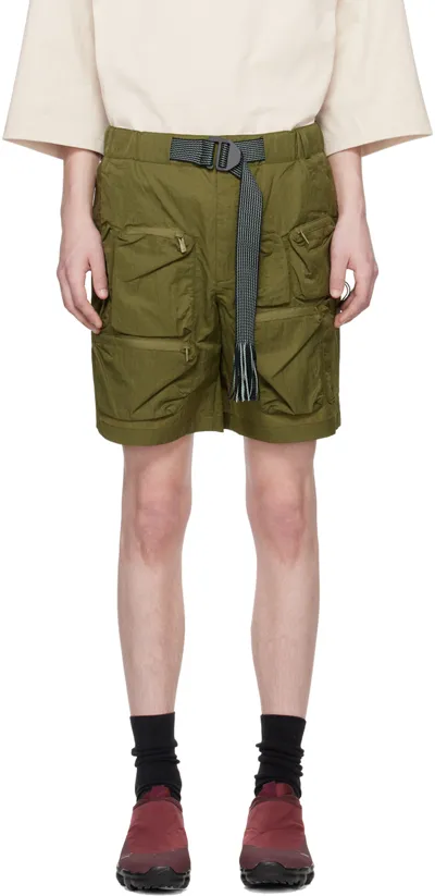 A. A. Spectrum Green Wadrian Shorts In Algae Green