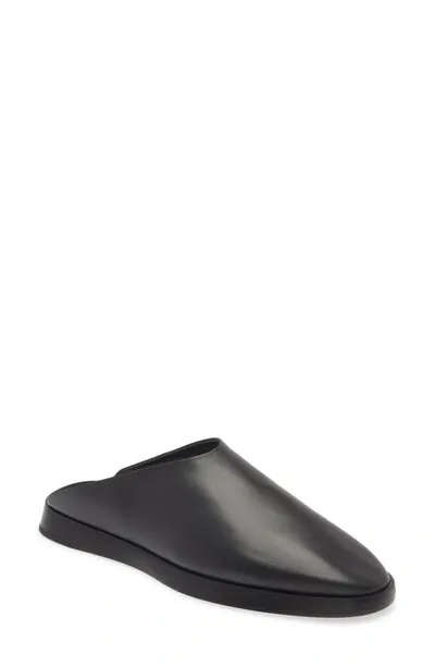 Fear Of God Leather Mules In Black