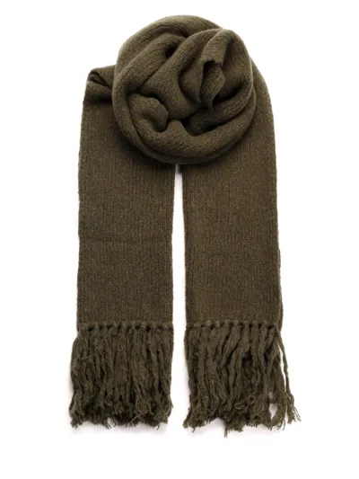 Lardini Knitted Scarf In Green