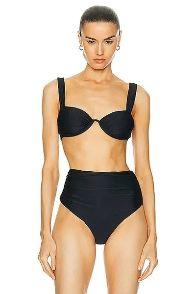 Simkhai Anniston Bikini Top Black