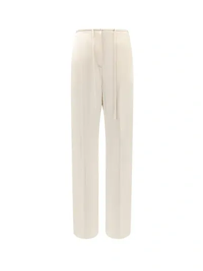 Le 17 Septembre Satin Trouser In Neutral