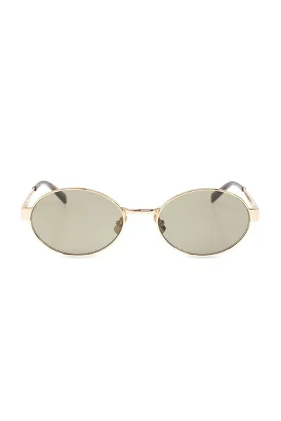 Saint Laurent Eyewear Sl 692 Round Frame Sunglasses In Gold