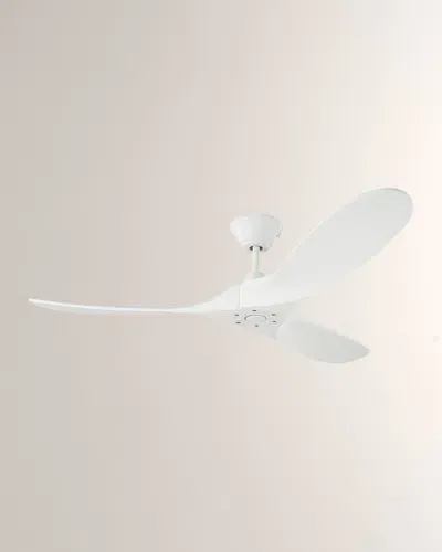 Visual Comfort Fans 52" Maverick Ii Ceiling Fan In Matte White