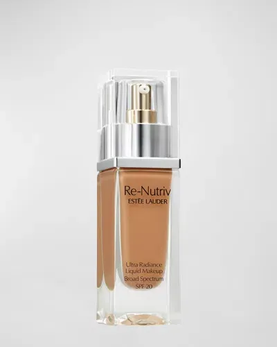 Estée Lauder Re-nutriv Ultra Radiance Liquid Foundation Spf 20 In W Bronze (deep With Warm Golden Underton