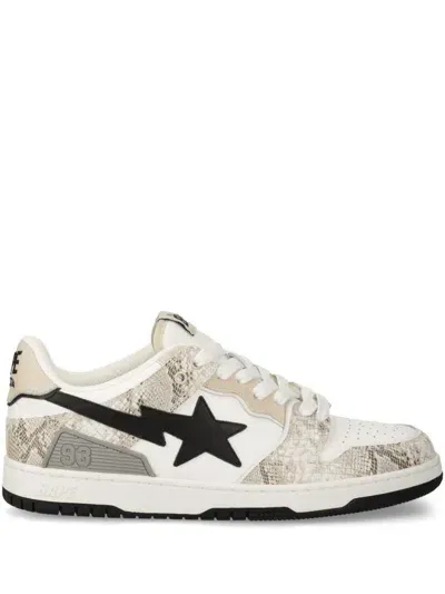 A Bathing Ape Sk8 Sta #1 Sneakers In Neutrals