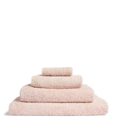 Abyss & Habidecor Super Pile Bath Towel In Pink