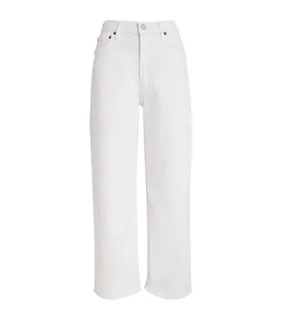 Agolde Harper Crop Jeans In White