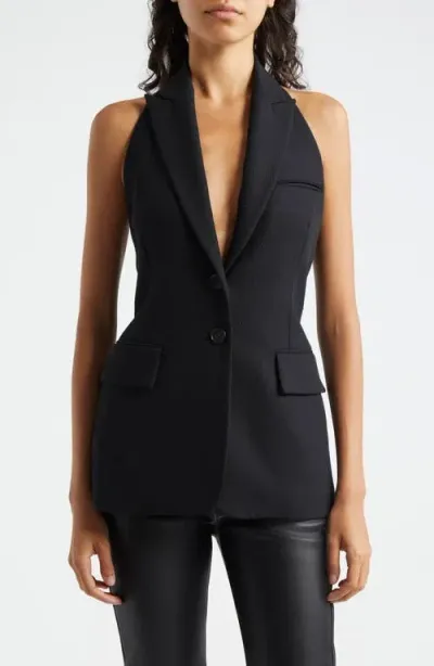 A.l.c . Alexa Wool Blend Vest In Black