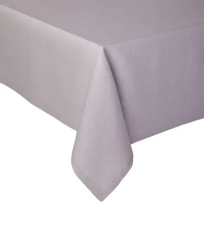 Alexandre Turpault Linen Chambray Tablecloth In Purple