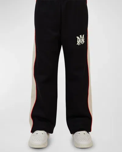 Amiri Kids' Boy's Ma Track Pants In Black