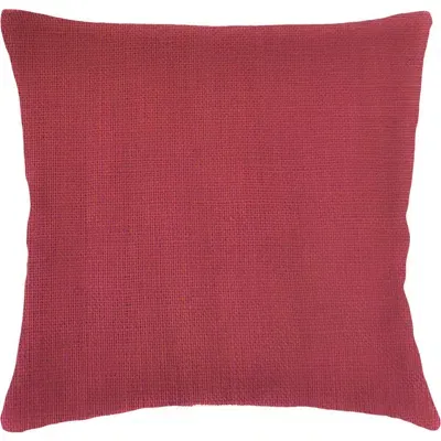 Anaya So Soft Linen Euro Pillow Down Insert In Red