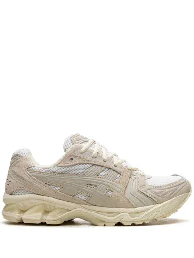 Asics Gel-kayano 14 Shoes In 103 White/smoke Grey