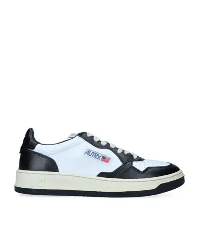 Autry Leather Medalist Sneakers In Black