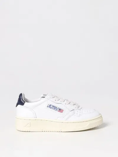 Autry Kids' White Medalist Sneakers In 白色