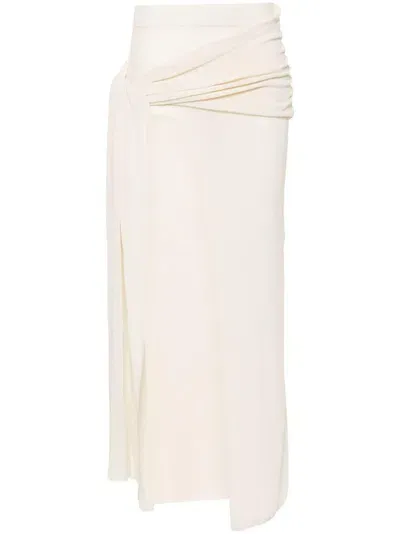 Aya Muse Orcus Midi Skirt In Neutrals