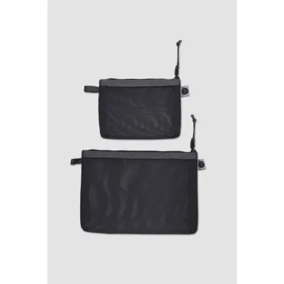 Baboon To The Moon Monomesh Pouch Set In Black