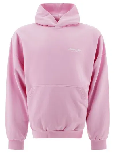 Balenciaga Beverly Hills Oversize Sweatshirts In Pink