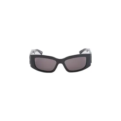 Balenciaga Eyewear Rectangle Frame Sunglasses In Black