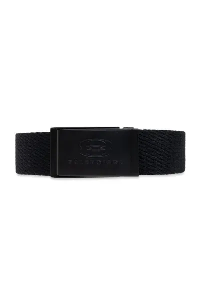 Balenciaga Logo Detailed Belt In Black