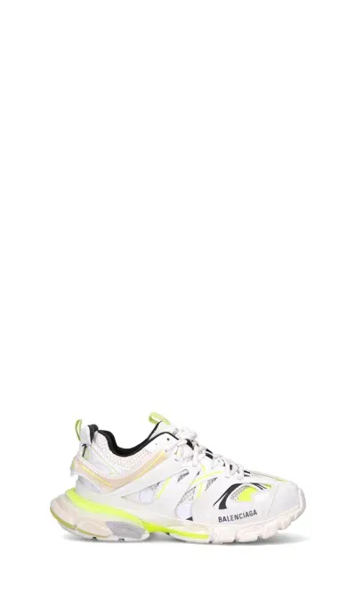 Balenciaga Track Worn Out Sneakers In White