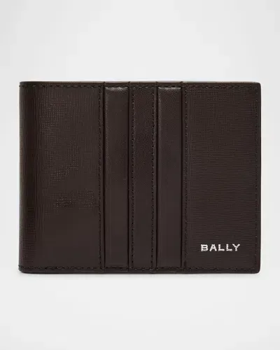 Bally Mythos Leather Bifold Wallet In Ebano