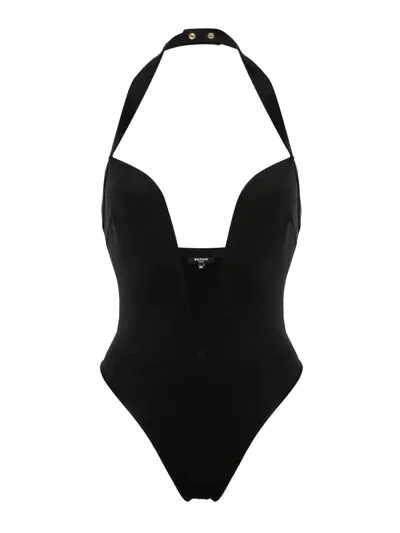 Balmain Swimsuit In Negro