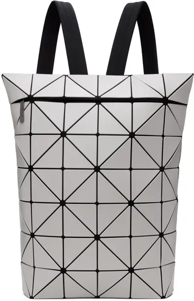 Bao Bao Issey Miyake Gray Blocky Backpack In Neutral