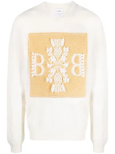 Barrie Embroidered Cashmere Jumper In Nude