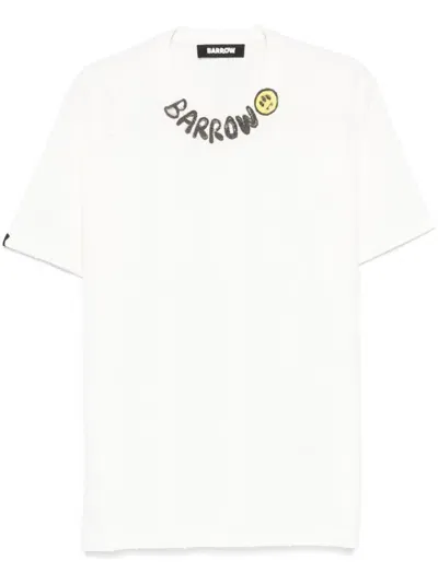 Barrow Logo-print T-shirt In White