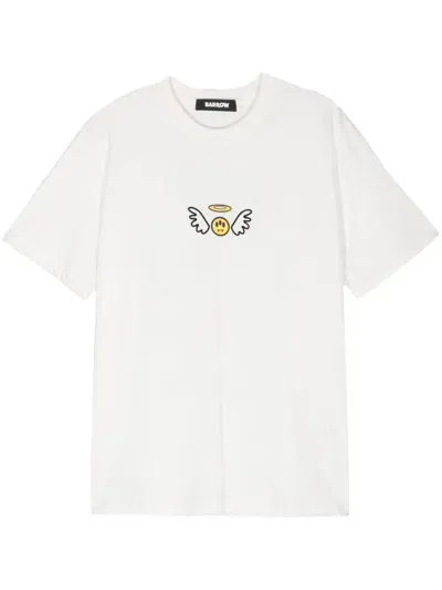 Barrow Printed T-shirt In White