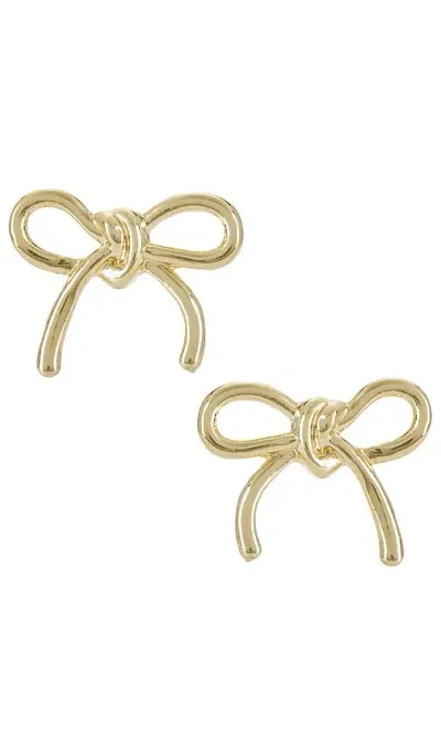 Baublebar Bow Stud Earrings In Gold