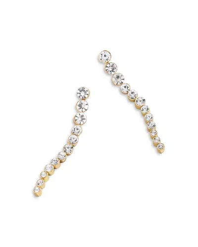 Baublebar Meagan Cubic Zirconia Linear Drop Earrings In Gold