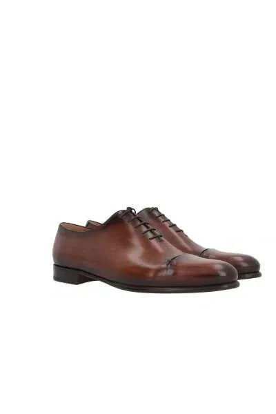 Berluti Flat Shoes In Mahogany