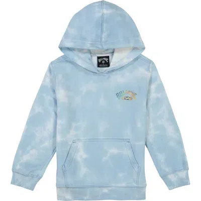 Billabong Kids' Archwash Cotton Fleece Hoodie In Smoke Blue