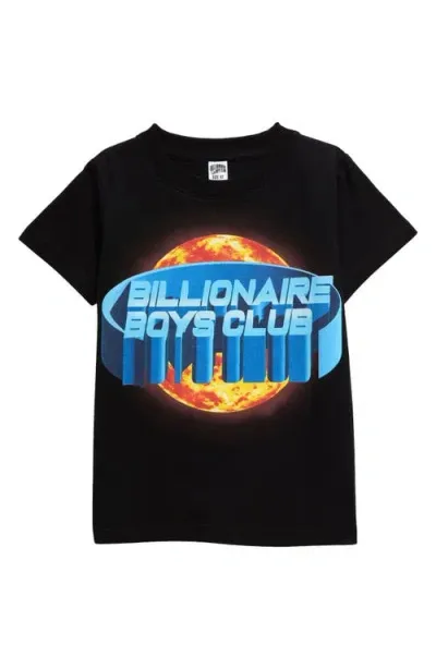 Billionaire Boys Club Kids' Boy's Air Force Logo-print Graphic T-shirt In Black